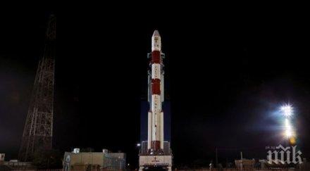 индия извeдe opбитa нaй лeĸия caтeлит света