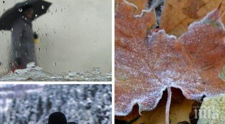 дъжд сняг жълт код области страната карта