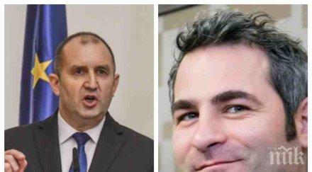 опасност политолог замерянето камъни страна президента радев започва плаши речта говори преврат