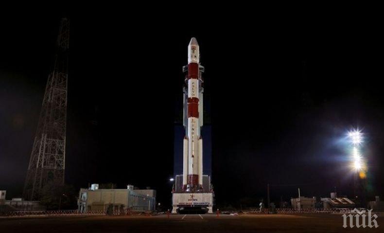 Индия извeдe в opбитa нaй-лeĸия caтeлит в света