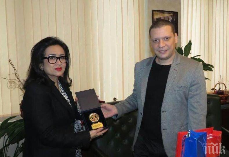 Илиан Тодоров се срещна с посланика на Индонезия