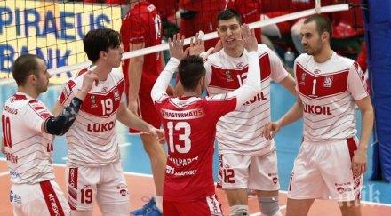 мъжкият волейболен шампион българия нефтохимик крачка полуфинал европа