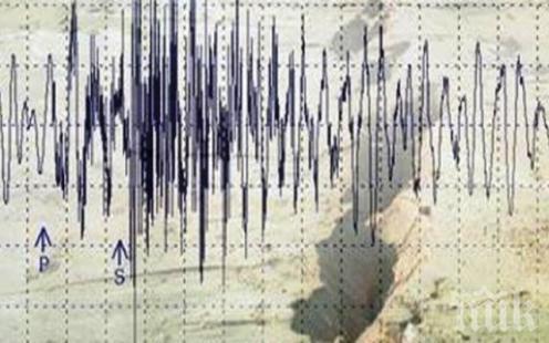 Земетресение с магнитуд 4,5 по Рихтер разплиска Егейско море