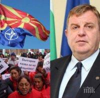 ЕКСКЛУЗИВНО: Вицепремиерът Каракачанов с остър коментар за членството на Македония в НАТО и циганските гета