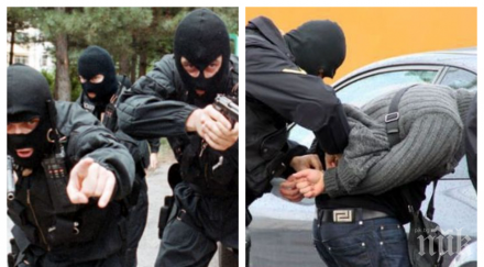 извънредно масови арести бургас градът блокиран полиция снимки