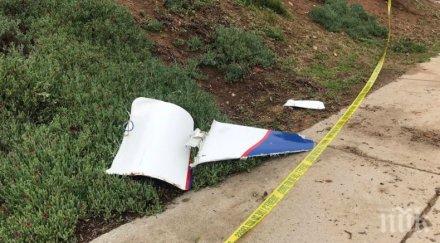 трагедия самолет вряза дом калифорния загинали снимки