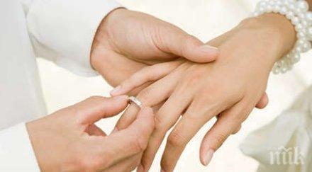 младоженци разведоха три минути церемонията мъжът нарече съпругата