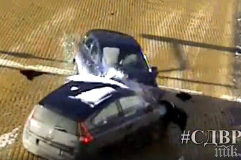 СДВР разпространи шокиращо ВИДЕО с тежки катастрофи в София - столични полицаи взели над 7000 книжки през 2018 г.