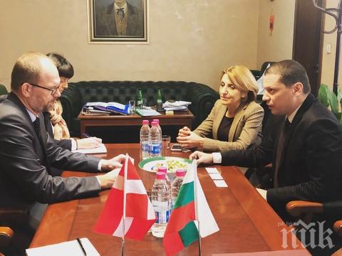 Илиан Тодоров се срещна с посланика на Кралство Дания Н.Пр. Сьорен Якобсен