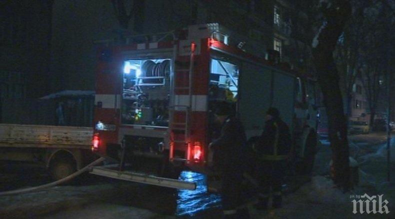 ЕКШЪН В СОФИЯ: Пожар горя в жилищен блок в „Надежда“ 2