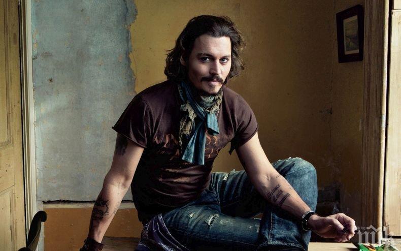 НЯМА ДА ГО ПОЗНАЕТЕ: Джони Деп неузнаваем за ролята в новия си филм (СНИМКИ)