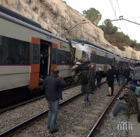 Тежък жп инцидент в Испания. Един загинал, ранените са... 95 (ВИДЕО) 