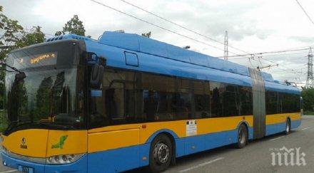 дългото тролейбусно трасе софия готово напролет