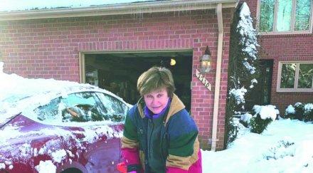 хвана лопатата кристалина георгиева рине сняг вашингтон