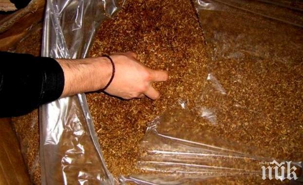 Удар: Задържаха над 22 килограма контрабанден тютюн във Врачанско