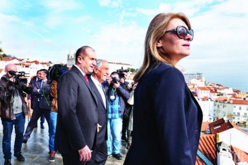 САМО В ПИК И РЕТРО: Деси Радева с очила „Булгари“ за 562 лв. като на Тереза Мей (СНИМКИ)