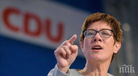 наследничката меркел връща границите европа