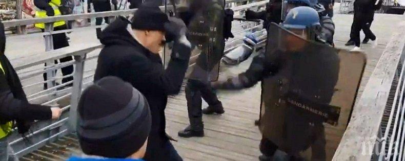 Тикнаха в пандиза боксьора на Жълтите жилетки“