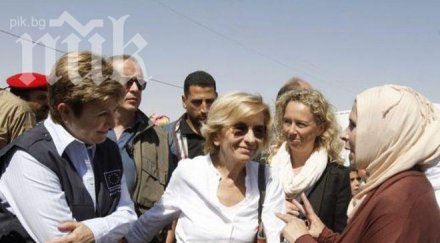 кристалина георгиева раздаде лекарства бежанци сирия