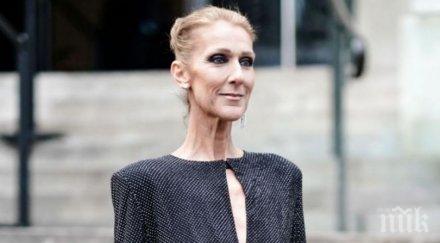 шокиращо слаба селин дион бори анорексията