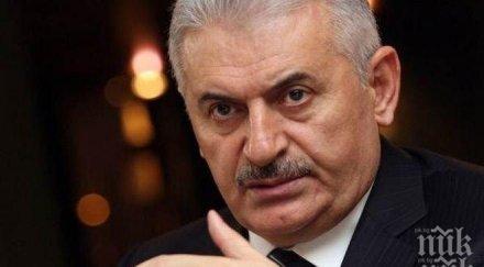 председателят турския парламент бинали йълдъръм подава оставка