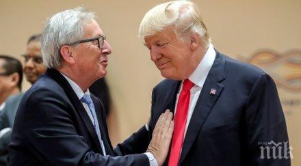 председателят европейската комисия доналд тръмп обеща налага мита вноса коли