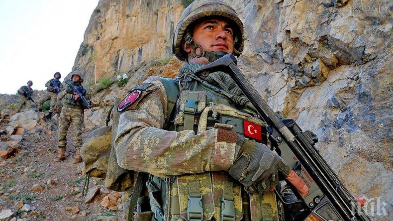 Турция ликвидира 17 бойци на незаконната ПКК