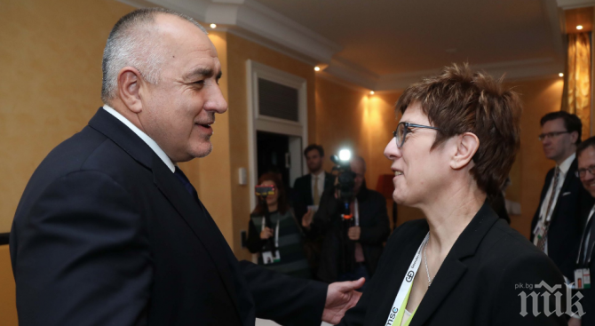 Борисов се срещна с председателя на ХДС Анегрет Крамп-Каренбауер
