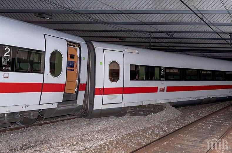 ТЕЖЪК ИНЦИДЕНТ: Германски високоскоростен влак дерайлира в Базел (ВИДЕО)