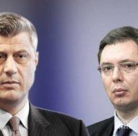  Хашим Тачи и Александър Вучич са договорили корекция на границите според косовските медии