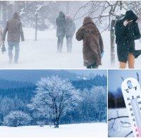ледена епоха зимата връща пълна сила температурите падат градуса вали сняг