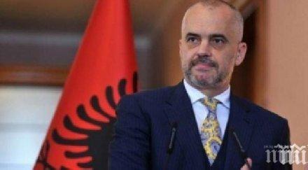 премиерът албания обвини опозицията връзки организираната престъпност