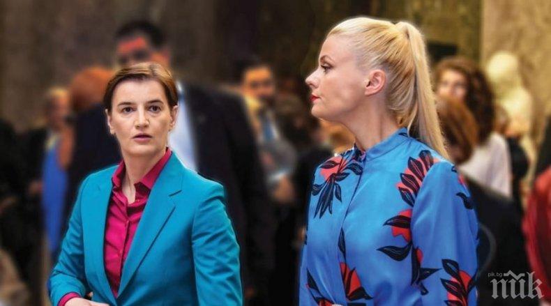 Партньорката на сръбския премиер Ана Бърнабич роди момченце 