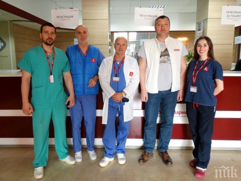 ЧУДО! Лекари от УМБАЛ „Дева Мария“ спасиха живота на мъж, прерязал ръката си до костта с електрически трион