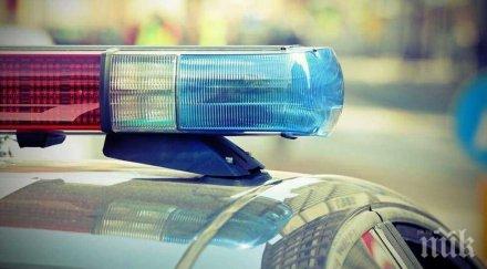 кола преобърна кръстовище софия снимка