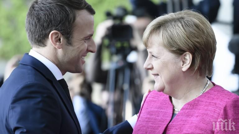 Макрон и Меркел са склонни да отпуснат повече време на британците за Брекзит