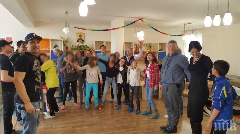 НПО – Клуб „Активна сигурност“ и финалистката от „България търси талант“ Жаклин Тарачи забавляваха деца лишени от родителски грижи