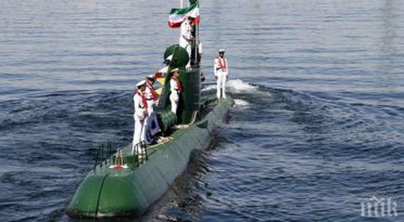 Иран изстреля ракета от подводница