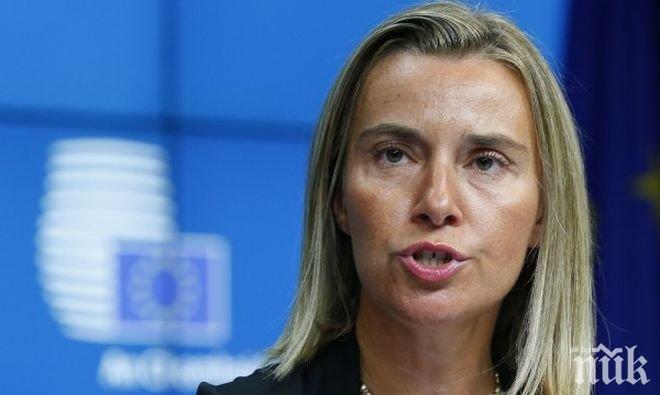 Могерини осъди използването на оръжие от режима във Венецуела