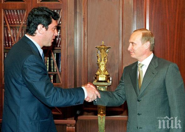 10 000 излязоха на шествие в памет на Немцов