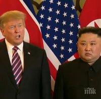 НАПРЕЖЕНИЕ: Искри между Тръмп и Ким - отмениха брифинга и обяда им