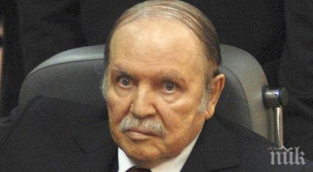 алжирският президент приет спешност швейцарска болница