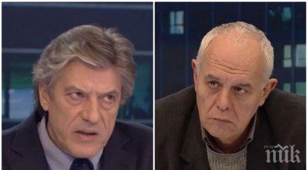 искри ефир антоний гълъбов андрей райчев горещ спор заради нинова излизането парламента заплахата манипулиране евроизборите