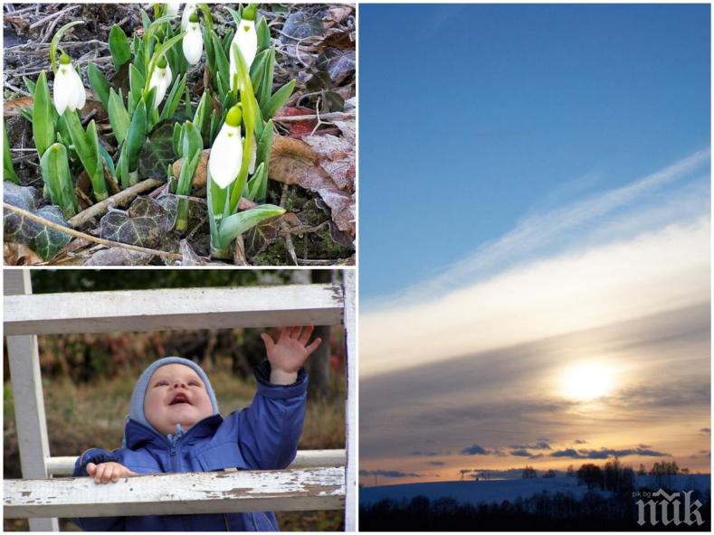 МАРТЕНСКО ВРЕМЕ: Празничният 3 март ще е облачен, но сравнително топъл