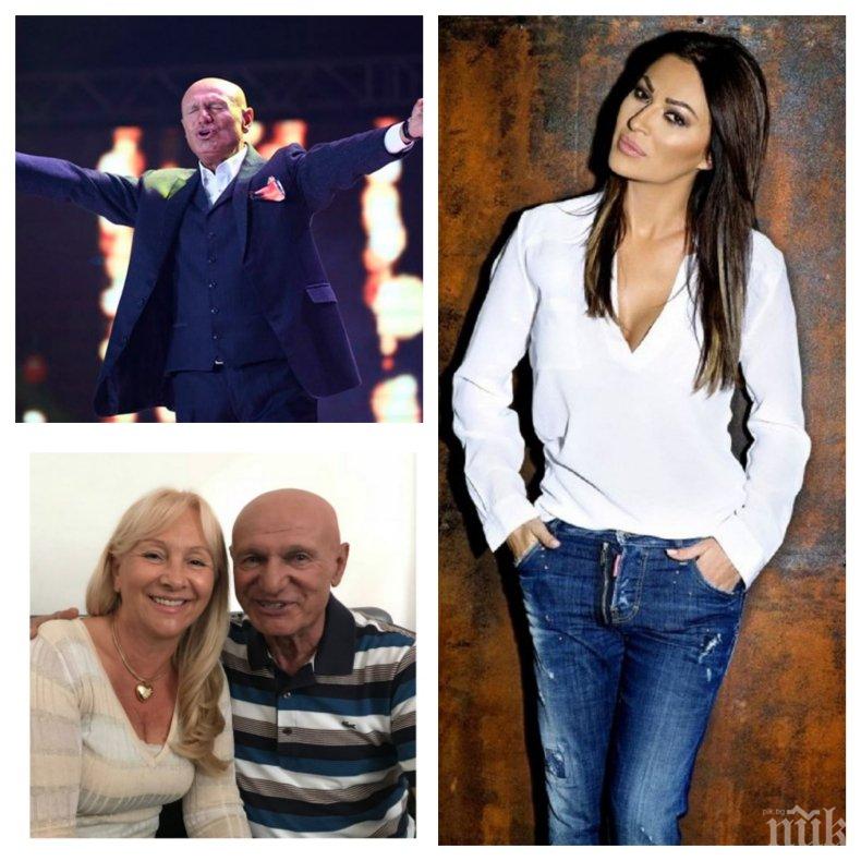 МЪКАТА Е БЕЗКРАЙНА: Цеца Величкович теши вдовицата на Шабан - и от онзи свят певецът ще издържа семейството си с десетки хиляди евро на година
