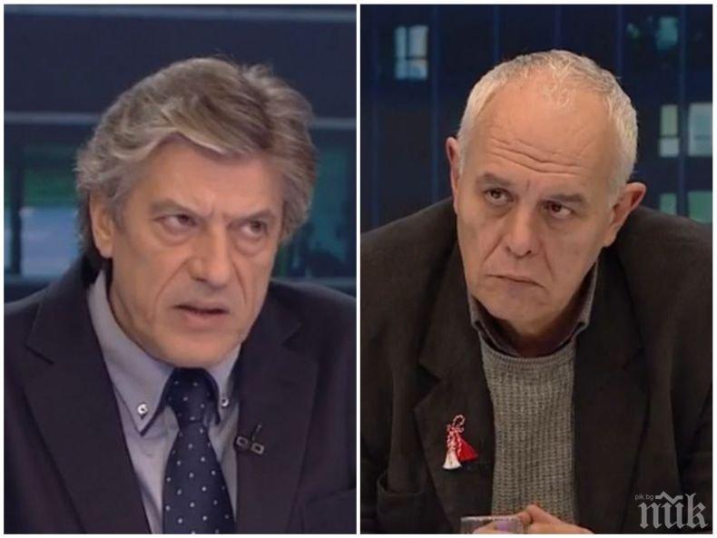 ИСКРИ В ЕФИР: Антоний Гълъбов и Андрей Райчев в горещ спор заради Нинова, излизането й от парламента и заплахата от манипулиране на евроизборите