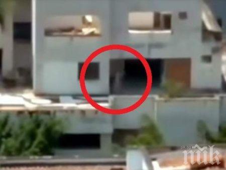 МИСТЕРИЯ: Появи се призрак в къщата на Пабло Ескобар преди да бъде разрушена (ВИДЕО)