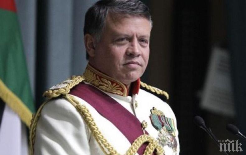 Кралят на Йордания обсъди с американски дипломати кризите в региона