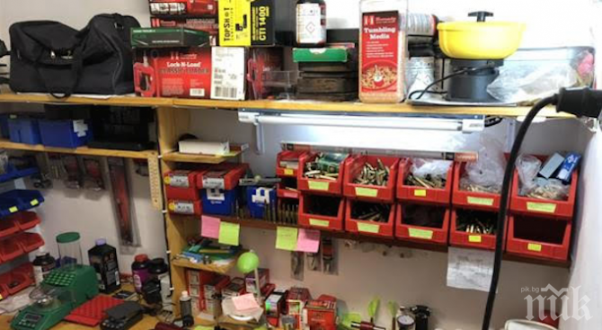 Разкриха незаконен цех за боеприпаси