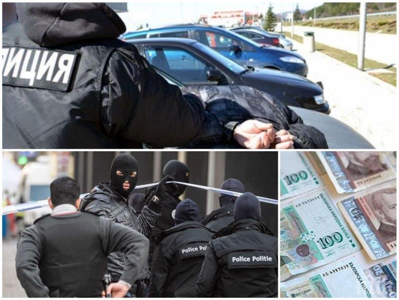 ИЗВЪНРЕДНО: Арестуваха перачи на милиони при зрелищна полицейска акция в Пловдив